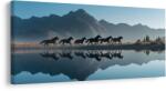 Dovido Tablou galop sălbatic lângă lac - 140x70