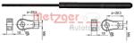 METZGER Amortizor capota METZGER 2110405 (2110405) - fixbox