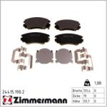 ZIMMERMANN Set placute frana ZIMMERMANN 24415.190. 2 (24415.190.2)