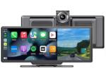 iLike 10.26" Autós Kijelző CarPlay & Android Auto Vezeték nélküli, Bluetooth 5.0, Tolatókamera, GPS Tükrözés, Hordozható MP5 (8581708488779)