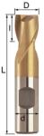 FERVI Freza cilindrica frontala 3-25 mm 2 taisuri F005 22 mm