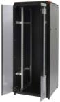 Gunko ELGP 42U 800x800 мм. , 19" Комуникационен шкаф със стъклена врата, черен (ELGP42U8080BL221)
