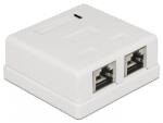 Delock Priza de retea aplicata 2 porturi cat. 6, Delock 86269 (86269)