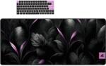 SHARKOON Skiller SGK50 S3 Design Bundle D2 Német fekete/lila (4044951039746)
