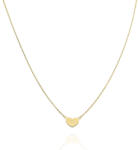 Gold necklaces AU86615 - 14 karátos arany nyaklánc Szív medállal beépített Hossz: 42 + 3 cm (AU86615)