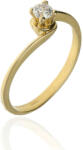 Gold rings AU86589 - 14 karátos női arany eljegyzési gyűrű Méret: 55 (AU86589)