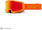 100% 100% OKAN szemüveg, fluo narancs/HiPER mirror red