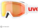 uvex Athletic cv szemüveg, white matt/sl-orange green
