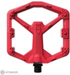 Crankbrothers Stamp 0 Large platform pedáe, piros