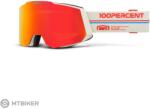 100% 100% SNOWCRAFT szemüveg, indító/tükör vörös lencse