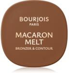 Bourjois Macaron Melt Bronzer & Contour бронзант и контурна пудра 2 в 1 цвят 03 Caramel Macchiato 5 гр