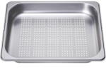 Siemens Tava medie perforata SIEMENS HZ36D624G - 11008520, L32.5cm, l26.5cm, H4cm, Uz 30x24cm, G0.47kg, V2.3L, Inox AISI 304 GN1/2 0.7mm (HZ36D624G)