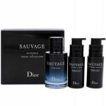 Dior Set Christian Dior Sauvage Apa de Parfum 60ml + Gel 45ml + Serum 45ml (B-18-089-00)