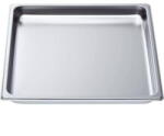 Siemens Tava mare neperforata SIEMENS HZ36D532 - 00664949, L35.4cm, l32.5cm, H4cm, Adancime 2.8cm, Uz 32.9x30mm, G0.62kg, AISI 304 GN2/3, Inox (HZ36D532)