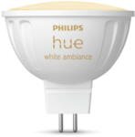 Philips Bec LED inteligent Philips Hue MR16, Bluetooth/Zigbee, tip spot, GU5.3, 12V, 5.1W, 400 lm, lumina alba reglabila (2200-6500K), clasa energetica G (8719514491342)