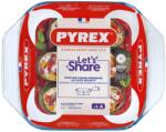 Pyrex sütőtál, boroszilikát üvegből (400B000/8046)