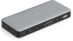 ASSMANN Statie de andocare Digitus DA-70917, 11 porturi, USB-C, HDMI, DisplayPort, Gigabit LAN, Cititor carduri (DA-70917)