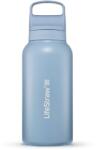 LifeStraw Go 2.0 vízszűrő palack 1 l, rozsdamentes acél, izlandi kék