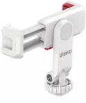 Ulanzi ST-06s telefon tartó adapter állványhoz, elforgatható, dönthető, vakupapucs adapterrel, fehér (UL-3057)
