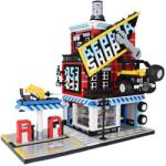 WANGE WANGE® 6314 | készségfejlesztő építőjáték | 2120 db építőkocka | Autószervíz - USA (WH6314)