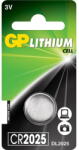 GP Batteries Baterie GP Batteries, butoni (CR2025) 3V lithium, blister 1 buc. "GPCR2025-2CPU1" "GPPBL2025152" (include TV 0.01 lei) (GPPBL2025152) Baterie reincarcabila