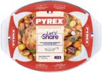 Pyrex sütőedény 4 l ovális, üveg (412B000/8044)