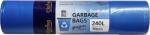 Clarina Saci menaj Clarina segregare strong, albastru, LDPE, 240L, 10 buc/rola CLA-7015