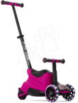 smarTrike Bébitaxi és roller 2in1 háromkerekű LED kerekekkel Xtend Scooter Ride-on Pink smarTrike tolókarral és állítható magassággal és tárolóhellyel 1-től 12 éves korig (ST2401301)