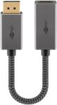 Goobay DisplayPort 1.4 HDMI 2.0 Átalakító Szürke 20cm 75271 (75271)