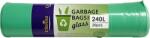 Clarina Saci menaj Clarina segregare strong, verde, LDPE, 240L, 10 buc/rola CLA-7013