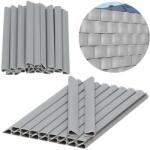 Sersimo Springos 20 db-os Rögzítőkapcsok kerítésszalaghoz, 19cm - Világosszürke (FN0007)