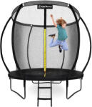 HyperMotion gyermek kerti trambulin - 244 cm 8FT - létrával és belső hálóval - otthonra és kertre