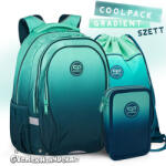 COOLPACK iskolatáska hátizsák SZETT FACTOR X - Gradient Blue Lagoon (5903686364235SZ)