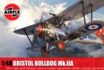 Airfix Model de asamblat Airfix Militari: Avioane - Avion de vânătoare britanic biplan Bristol Bulldog Mk. IIA (AIR05145)
