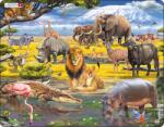 Larsen Puzzle pentru copii Larsen din 43 de piese - Savana (FH30) Puzzle