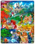 Larsen Puzzle pentru copii Larsen din 33 piese - Poveștile fraților Grimm (US24) Puzzle