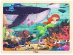 Viga Toys Puzzle pentru copii din lemn Viga Toys din 24 piese - Sirenă (2023120071) Puzzle