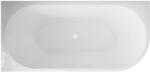 INVENA Astri cadă de perete 160x80 cm ovală alb AN-03-16L (AN0316L)