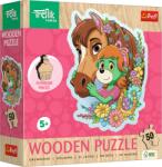 Trefl Puzzle Trefl, Trefliks, puzzle din lemn, 50 piese