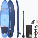 HAJDU Комплект надуваема дъска SUP Taupo 10'8" allround синьо