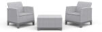 Keter Scandi Forma Balkon Szett Jute Tárolós Asztallal (264090)