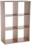 Brius Etajera 5Five Mix napos; Modul cu 6 compartimente, PAL, 68x32x101 cm, bej (JJ-138909) Raft