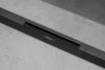 Hansgrohe Rigolă liniară de duș cu grătar din inox 900, la nivelul solului, opțiune scurtare, negru mat (56045670)