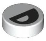 LEGO® Placă netedă rotundă 1 X 1 decorată - ochi inchişi parţial (6434345)