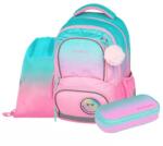 KARTON P+P Set ghiozdan școlar Oxy Next Ombre Pink - 3 piese (6 75226)
