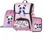KARTON P+P Set ghiozdan școlar Premium cu model panda - 3 piese (6 76026)