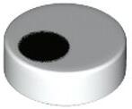 LEGO® Placă netedă rotundă 1 X 1 decorată - ochi (6384891)