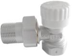 FERRO sarok előremenő radiátorszelep termofejezhető 3/4"x3/4 (FE-ZT6Y)
