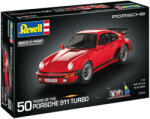 Revell Set cadou mașină 05634 - Porsche 911 Turbo (Aniversarea a 50 de ani) (1: 24)