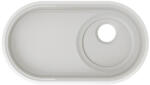 BLANCO OOVALON 700-U cloud white mosogató, VELGRANIT, lefolyó nélk (527990) - modernkonyha